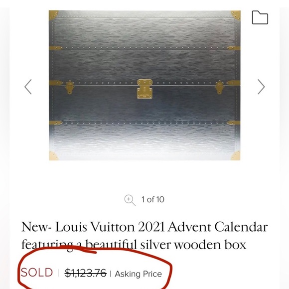 NEW! Louis Vuitton Ultra Rare Silver Epi Wood Trunk w/ Vivienne Ornament… - Picture 3 of 12